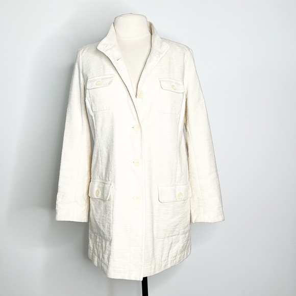 J Jill Cotton Blend Jacket - Picture 11 of 14